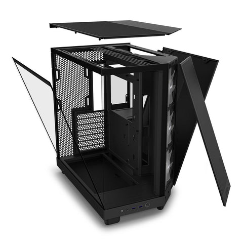 ATX Semi-tower Box NZXT H6 Air Flow Black