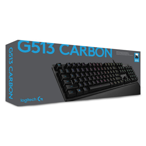 Bluetooth Keyboard with Support for Tablet Logitech G513 CARBON LIGHTSYNC RGB Mechanical Gaming Keyboard, GX Brown French ...