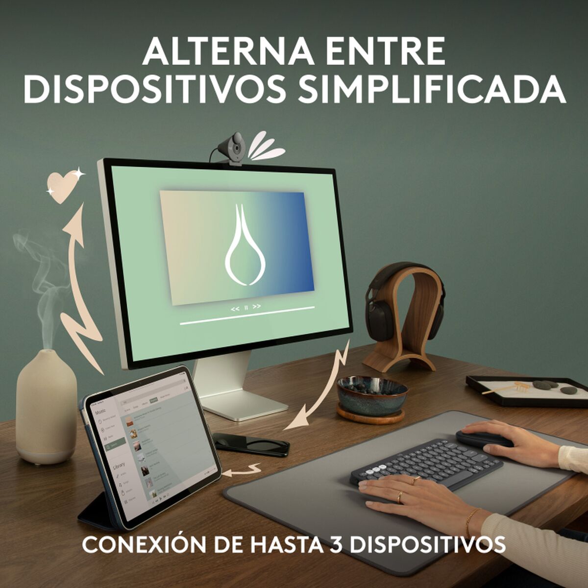 Wireless Bluetooth Mouse Logitech 910-007014 White 4000 dpi