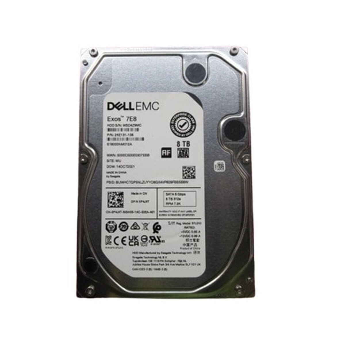 Hard Drive Dell 400-BRDB 3,5" 8 TB HDD