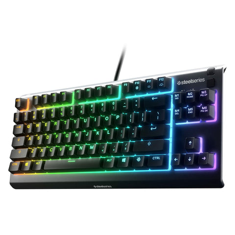 Gaming Keyboard SteelSeries APEX 3 TKL Black Spanish Qwerty