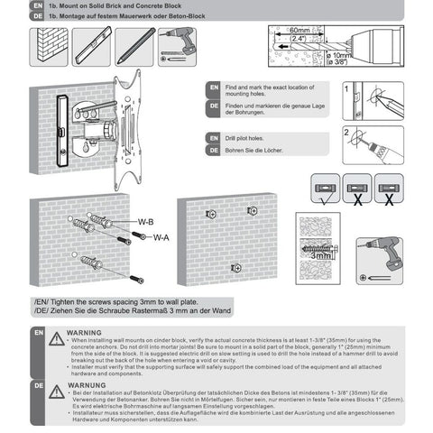 Screen Table Support MacLean MC-501B 23" 42"