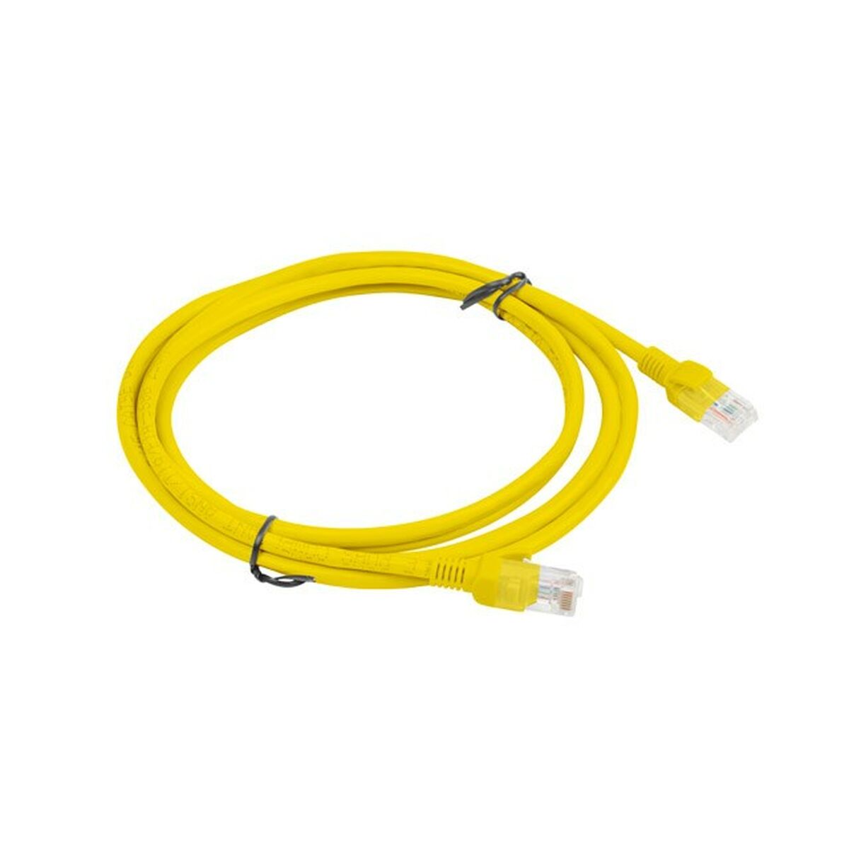 UTP Category 5e Rigid Network Cable Lanberg PCU5-20CC-0200-Y Yellow 2 m