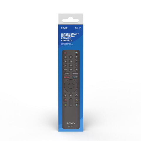 Universal Remote Control Savio RC-17 Black