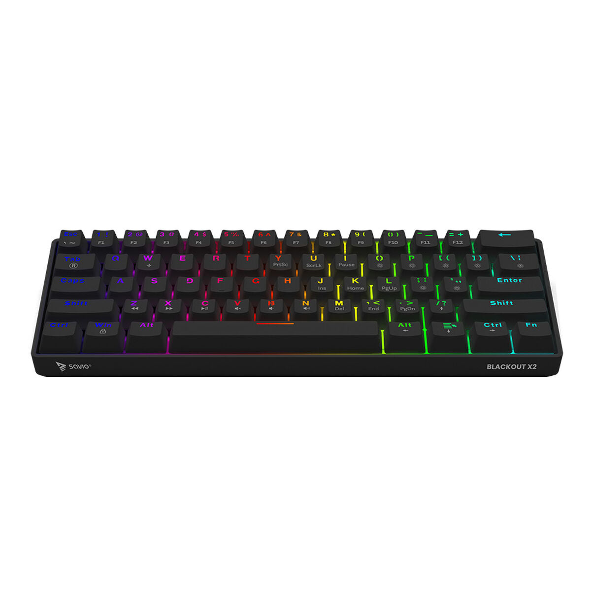 Keyboard Savio BLACKOUT X2 PEACH Black Qwerty US
