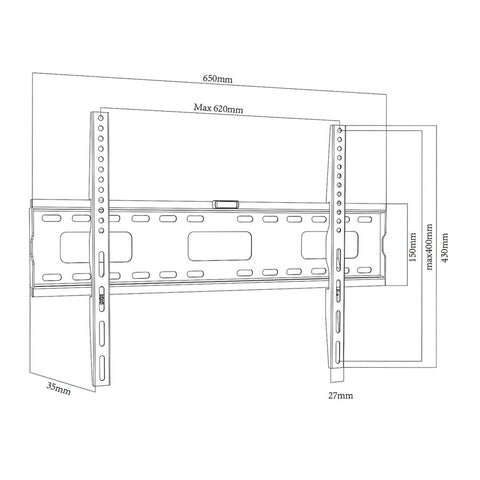 TV Mount MacLean MC-419 32" 100" 80 kg