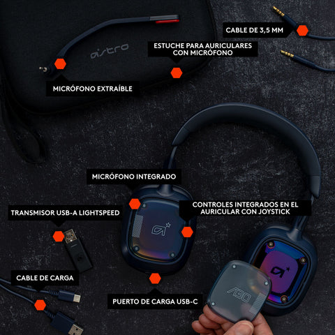 Headphones Logitech A30  Blue