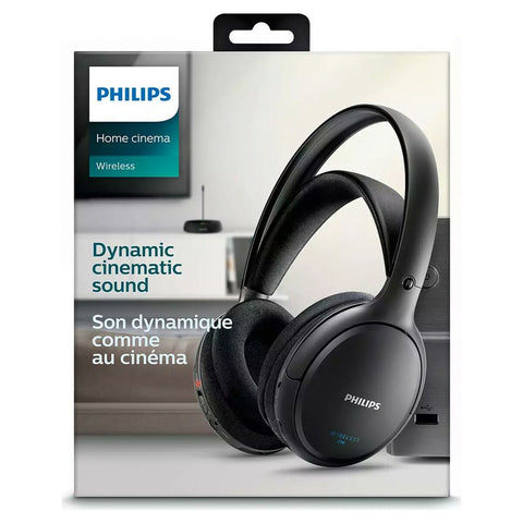 Headphones with Microphone Philips SHC5200/10 Black Wireless