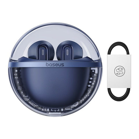Wireless Earphones with Charging Case Baseus Bowie E5X Blue