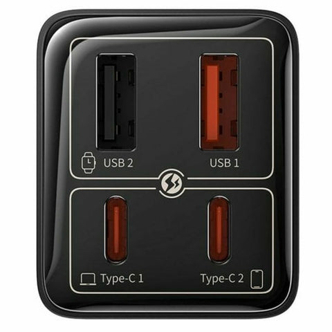 Wall Charger Baseus P10162701113-00 Black 65 W