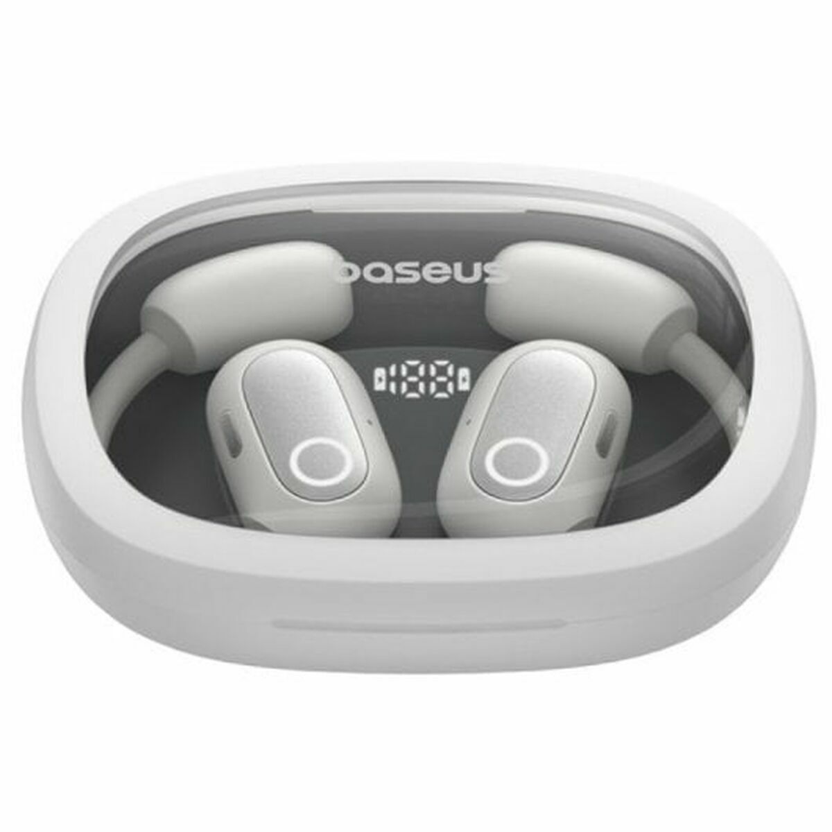 Headphones with Microphone Baseus A00073200213-00 White