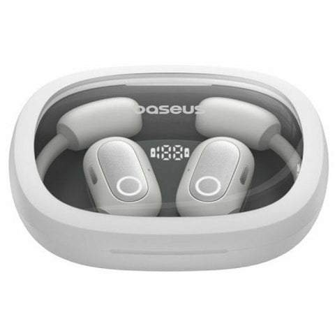 Headphones with Microphone Baseus A00073200213-00 White