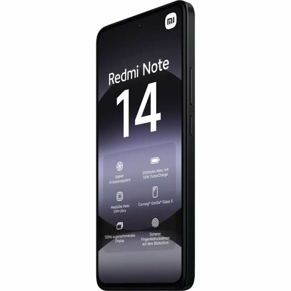 Smartphone Xiaomi Redmi Note 14 Octa Core 6 GB RAM 128 GB Black 6,67"