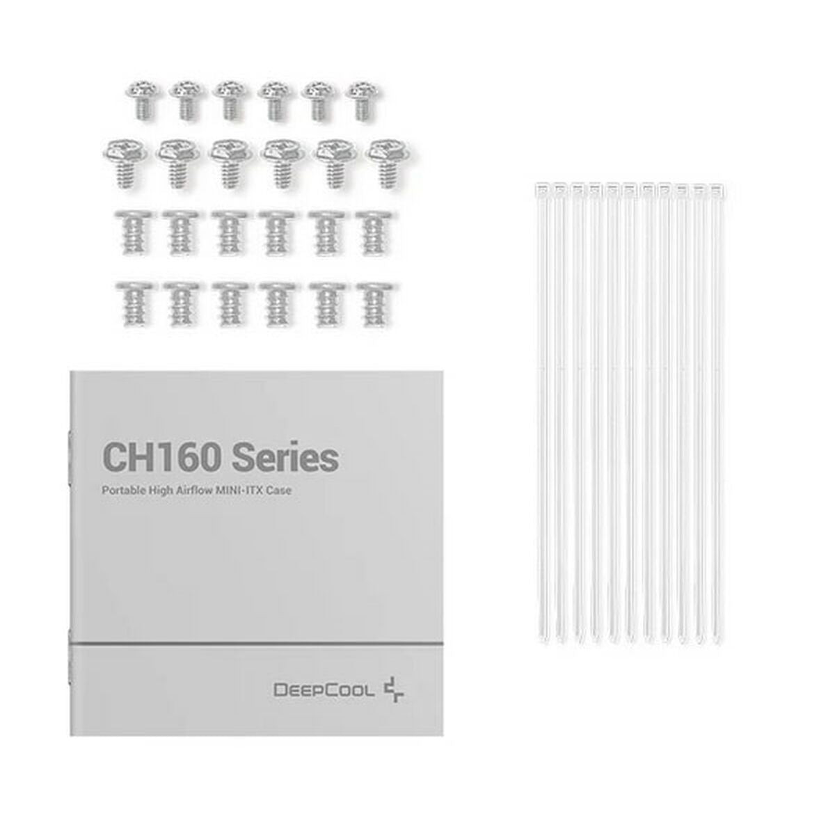 ATX Semi-tower Box DEEPCOOL R-CH160-WHNMIO-G-1 White