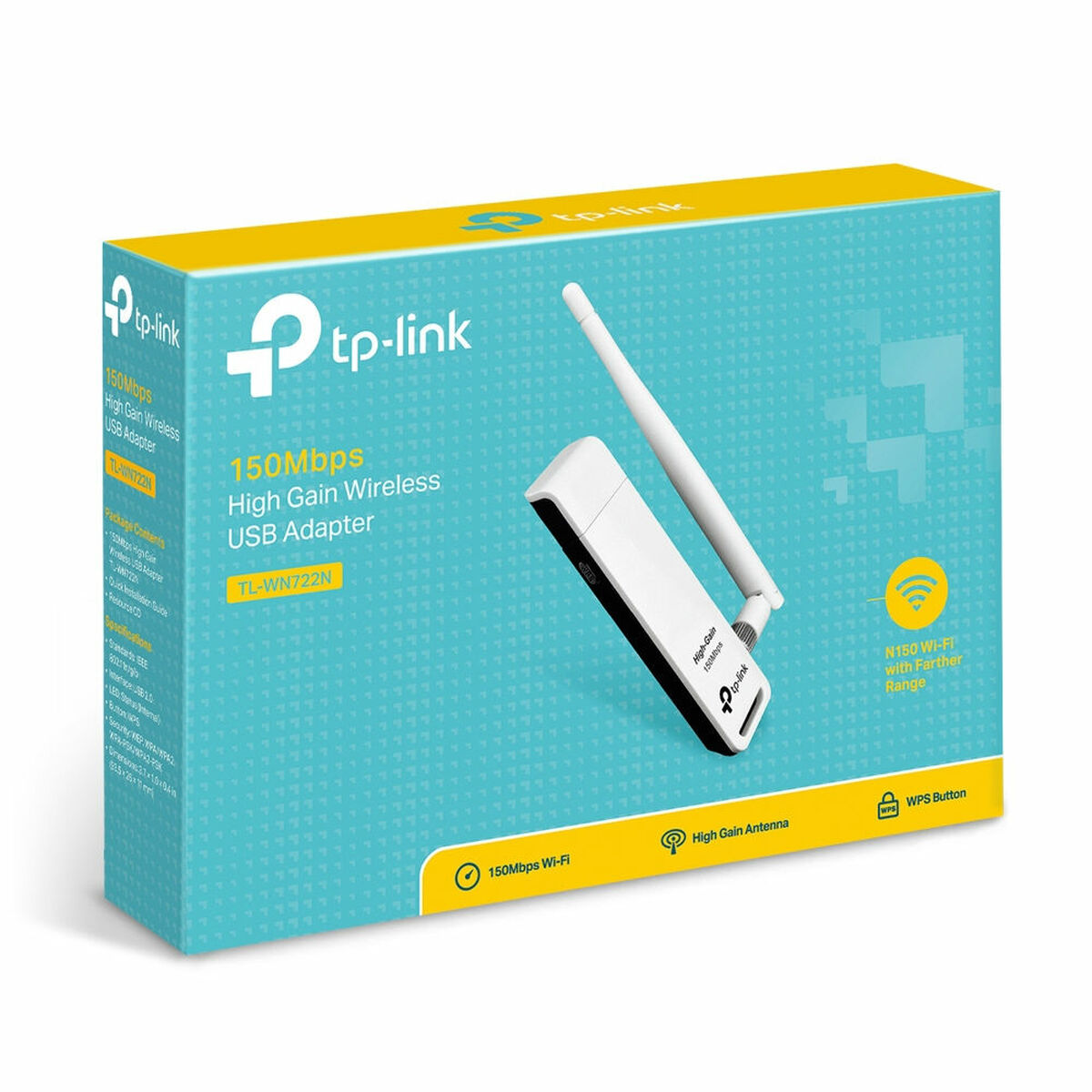 Network Adaptor TP-Link TL-WN722N 150 Mbps