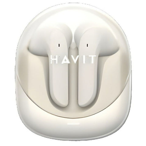 Wireless Earphones with Charging Case Havit Modern Buds Beige
