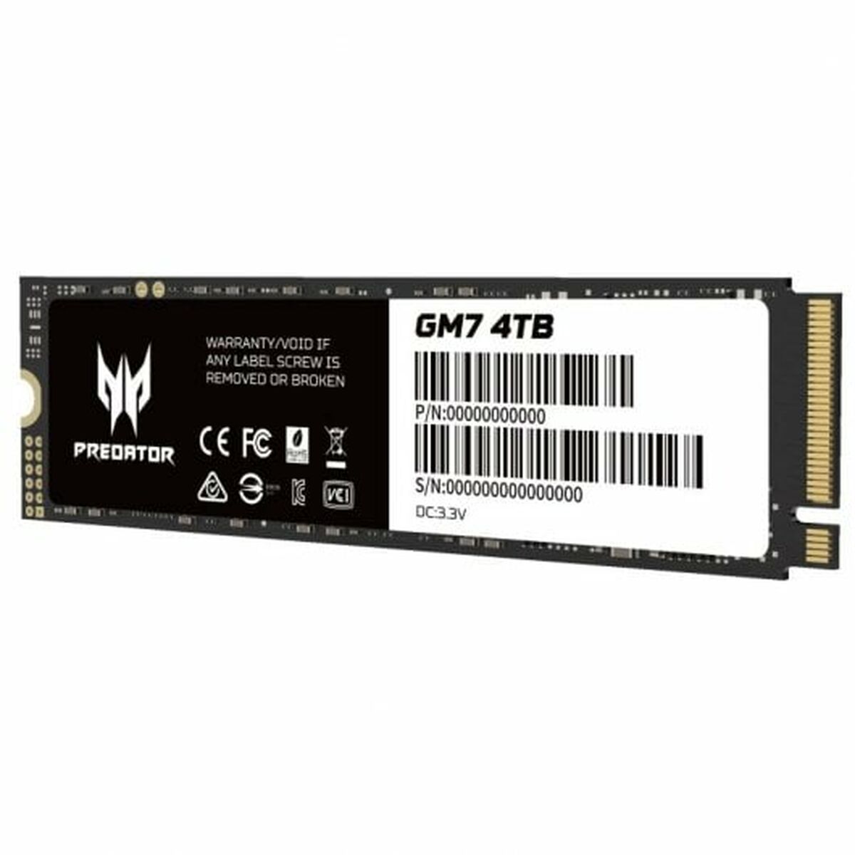 Hard Drive Acer BL.9BWWR.120 4 TB SSD