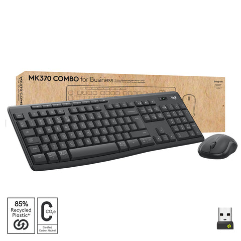 Keyboard and Mouse Logitech 920-012077 Grey Graphite English EEUU Qwerty US