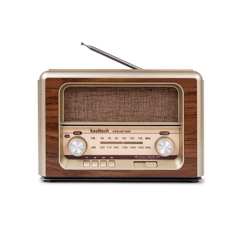 Portable Bluetooth Radio Kooltech Retro AM/FM
