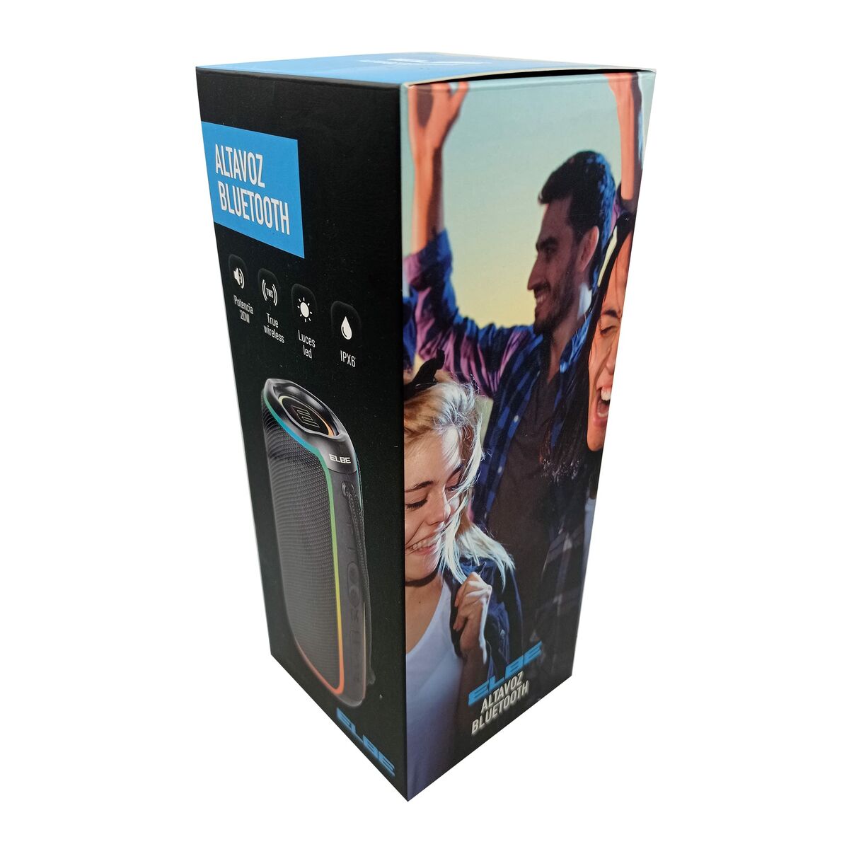 Portable Speaker ELBE ALTN12TWS Black 20 W Bluetooth