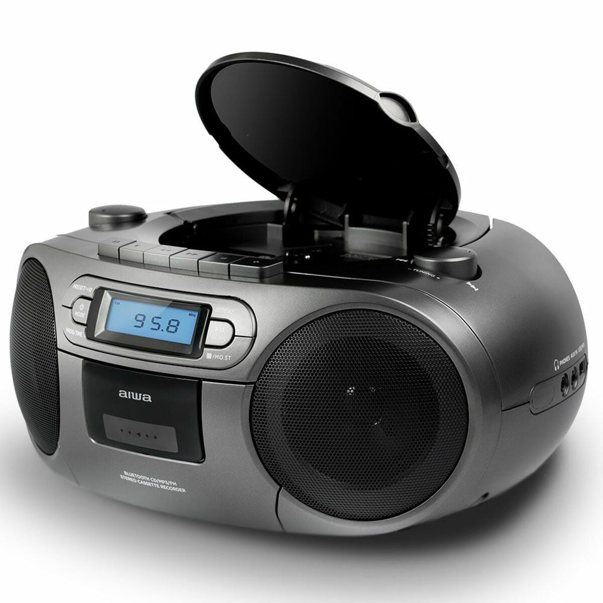 Radio cassette Aiwa BBTC-550MG Bluetooth Grey