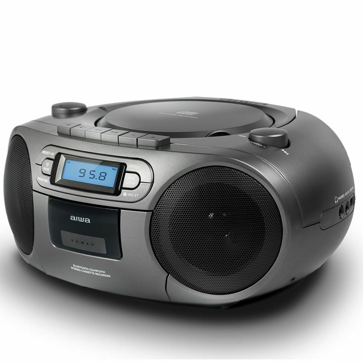 Radio cassette Aiwa BBTC-550MG Bluetooth Grey