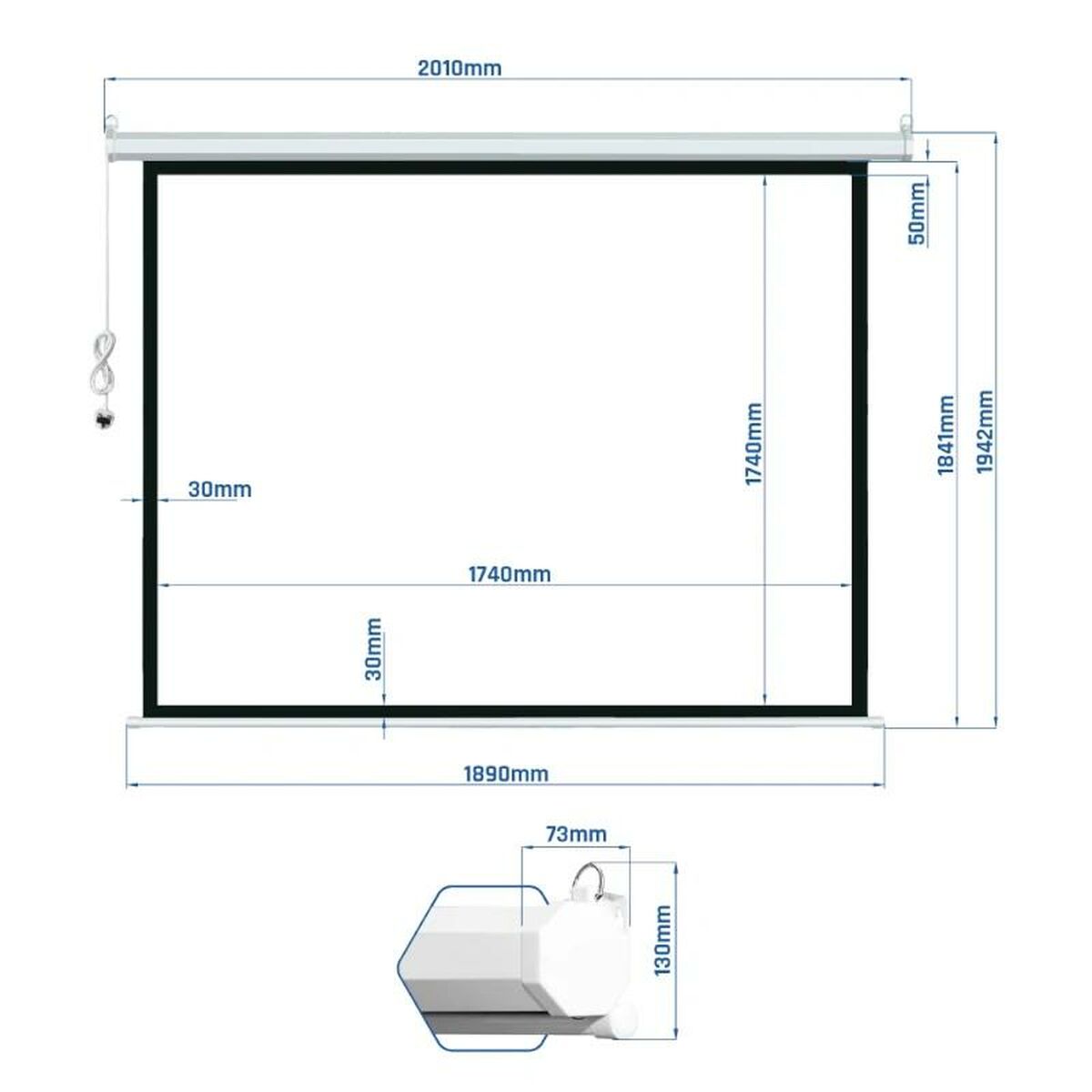 Projection Screen iggual IGG319215