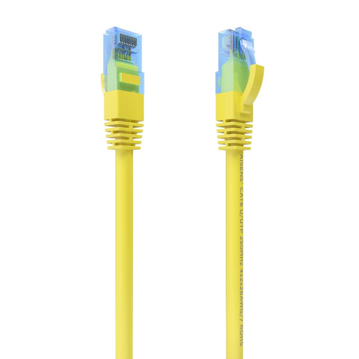 UTP Category 6 Rigid Network Cable Aisens Yellow