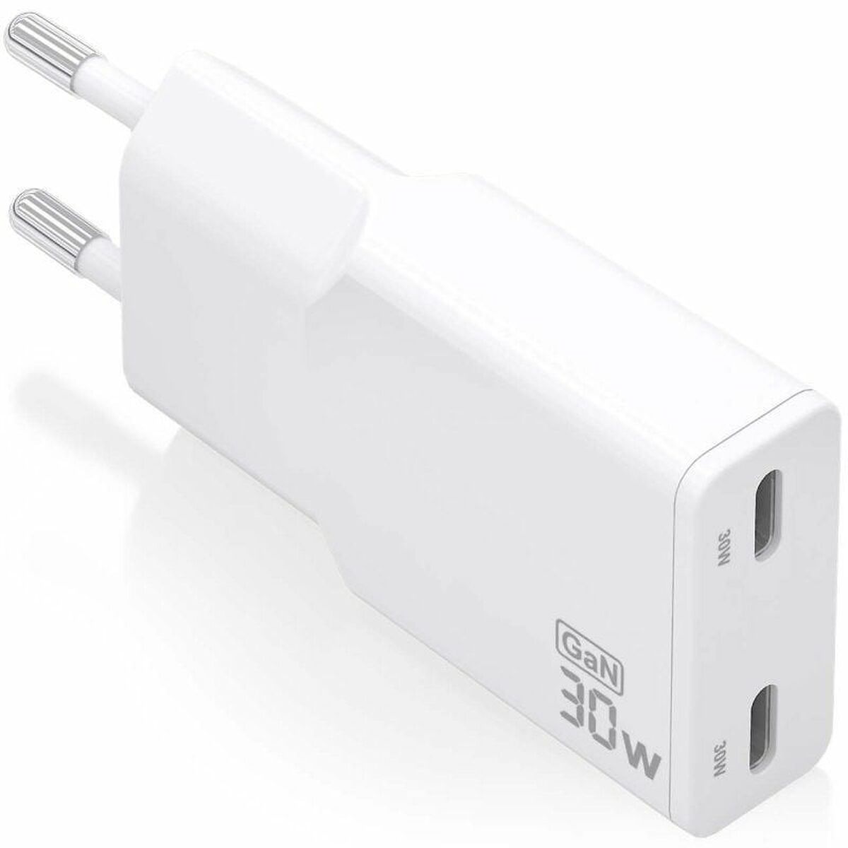 Wall Charger Aisens ASCH-30W2P048-W White 30 W