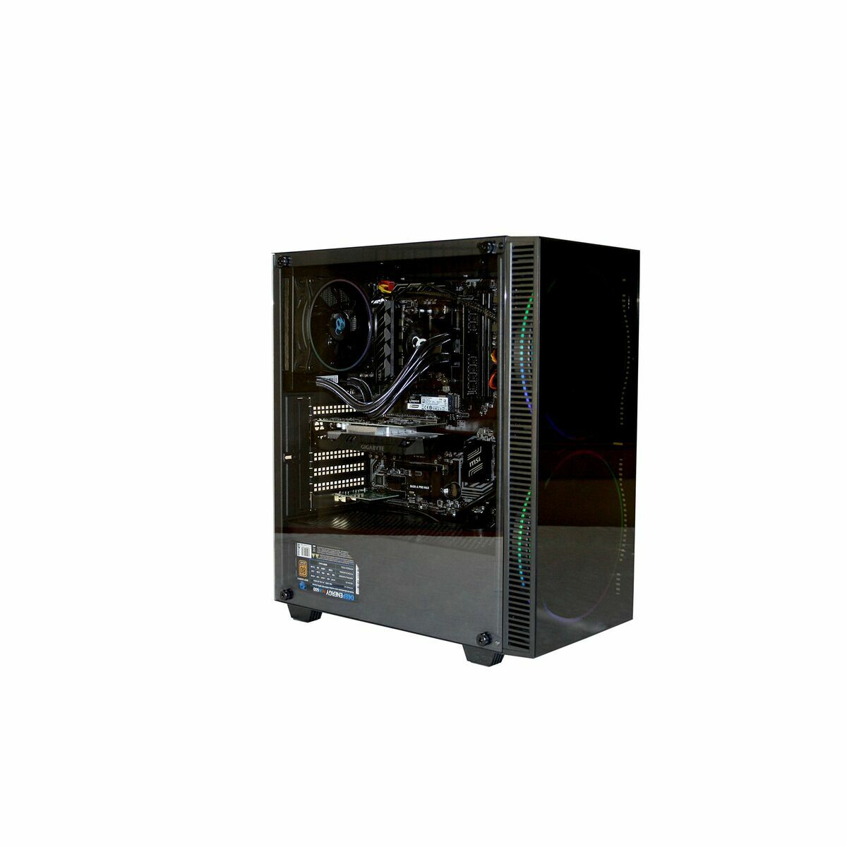 ATX Semi-tower Box CoolBox COO-CHA-GA250-0 Black Tower