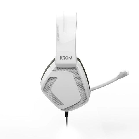 Headphones Krom NXKROMKOPAPROWH White