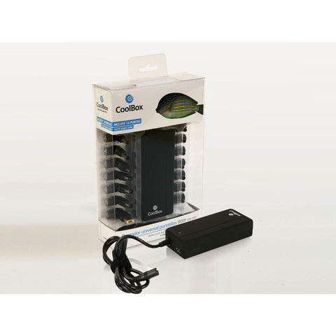 Laptop Charger CoolBox FALCOONB90U 90 W 24 V 220 V 100 - 240 V