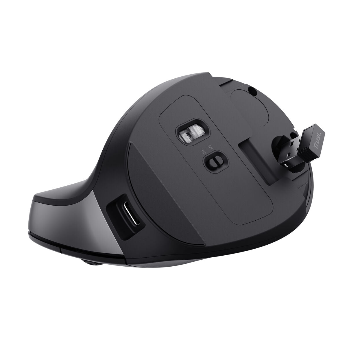 Ergonomic Optical Mouse Trust Bayo II Black