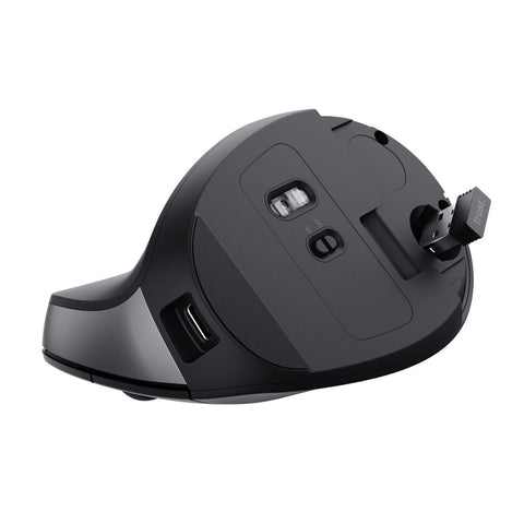 Ergonomic Optical Mouse Trust Bayo II Black