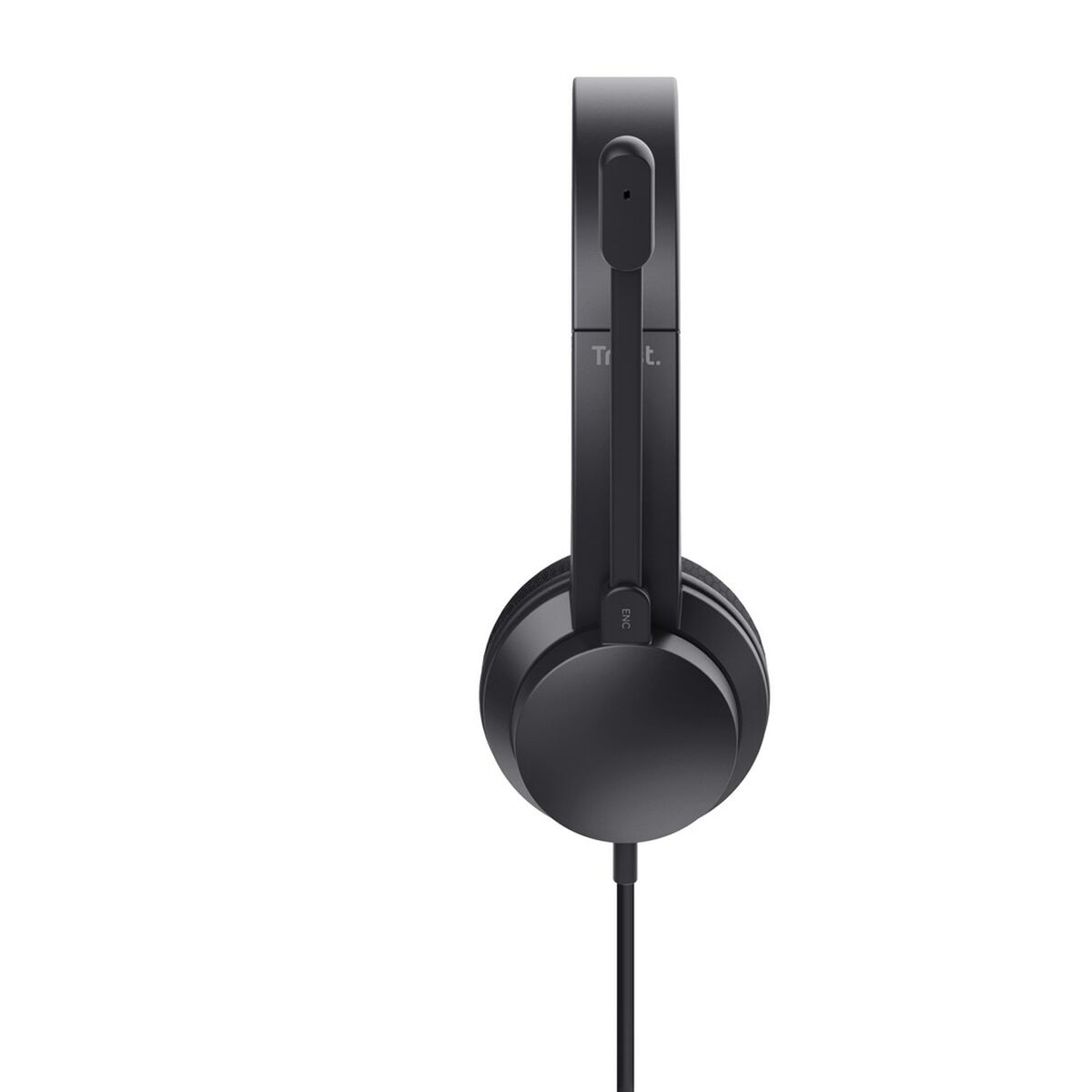 Headphones with Microphone Trust 25089 Black