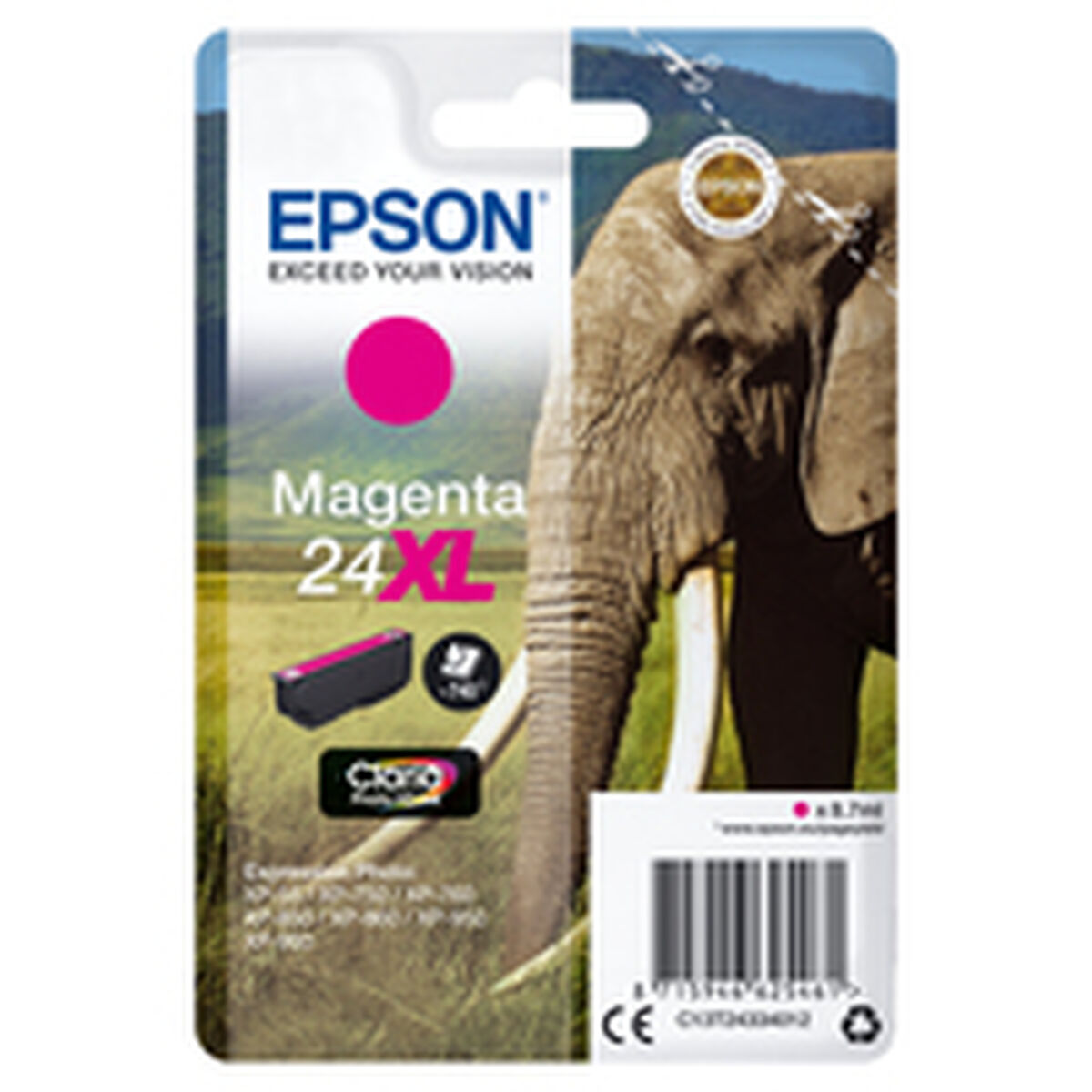 Original Ink Cartridge Epson EXPRESSION PHOTO XP-950 - 24XL Magenta (10 Units)