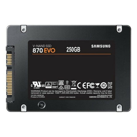 Hard Drive Samsung 870 EVO 250 GB SSD Black