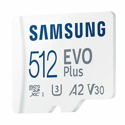 Micro SD Memory Card with Adaptor Samsung EVO Plus 2023 512 GB
