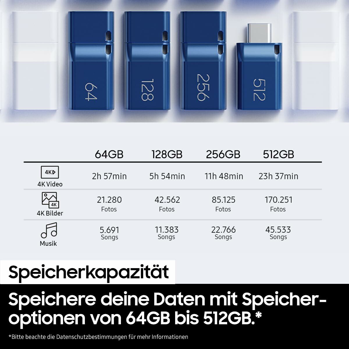 USB stick Samsung MUF-512DA4/APC Grey 512 GB