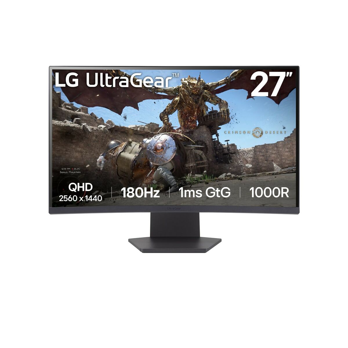Gaming Monitor LG 27GS60QC-B.AEUQ Full HD 27"