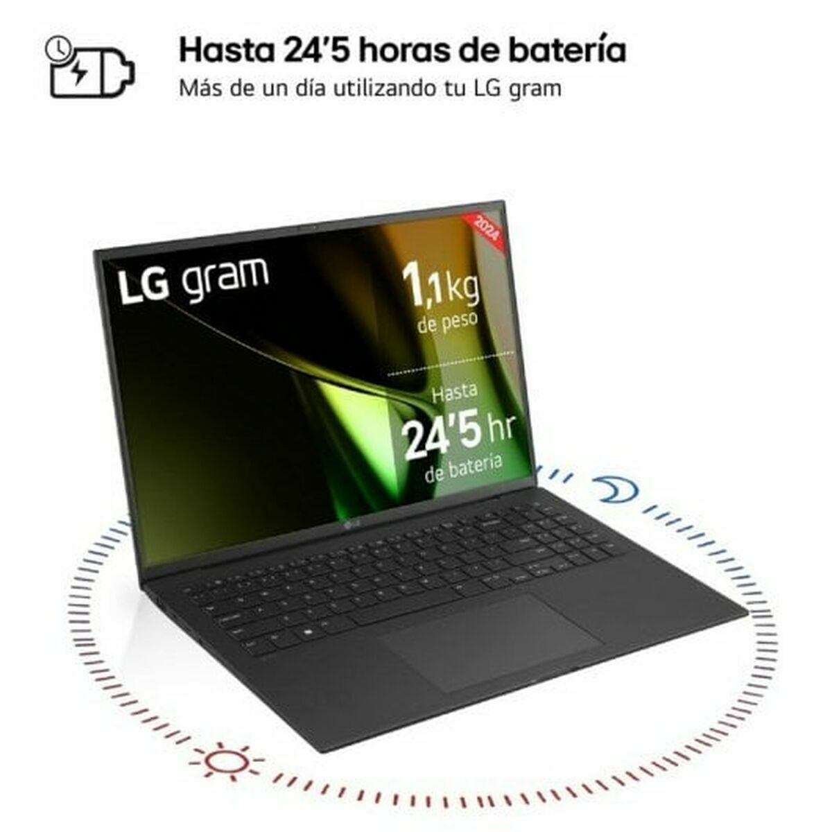 Laptop LG 16Z90S-G.AD7BB 16" 32 GB RAM 2 TB SSD
