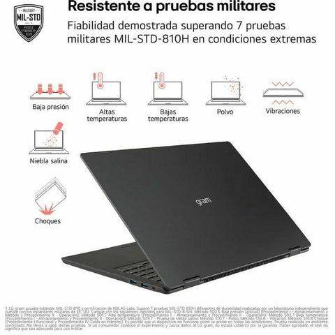 Laptop LG 14ZD90T-G.AX78B 14" 16 GB RAM 1 TB SSD Spanish Qwerty