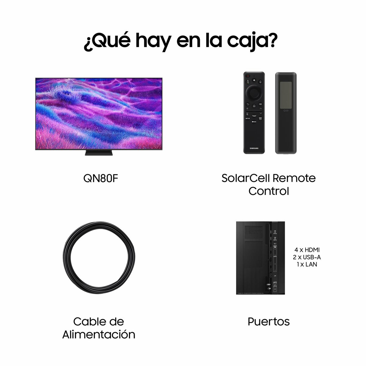 Smart TV Samsung TQ75QN80FAUXXC 75" (75") 4K Ultra HD (4K Ultra HD) HDR Neo QLED (HDR) (Neo QLED)