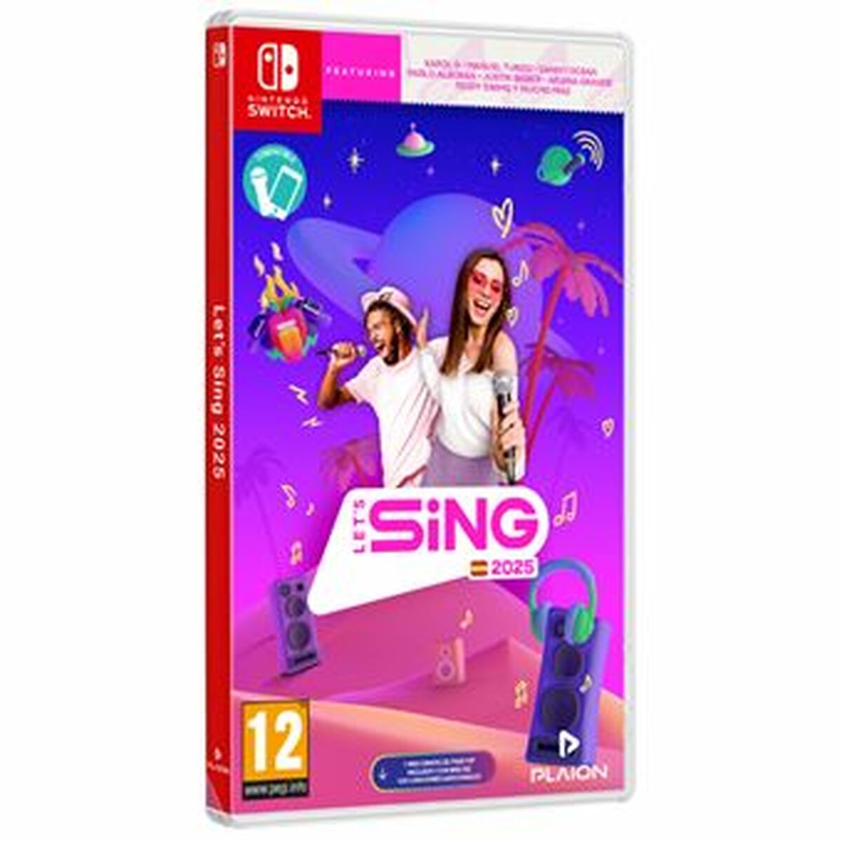 Video game for Switch Nintendo LETS SING 2025