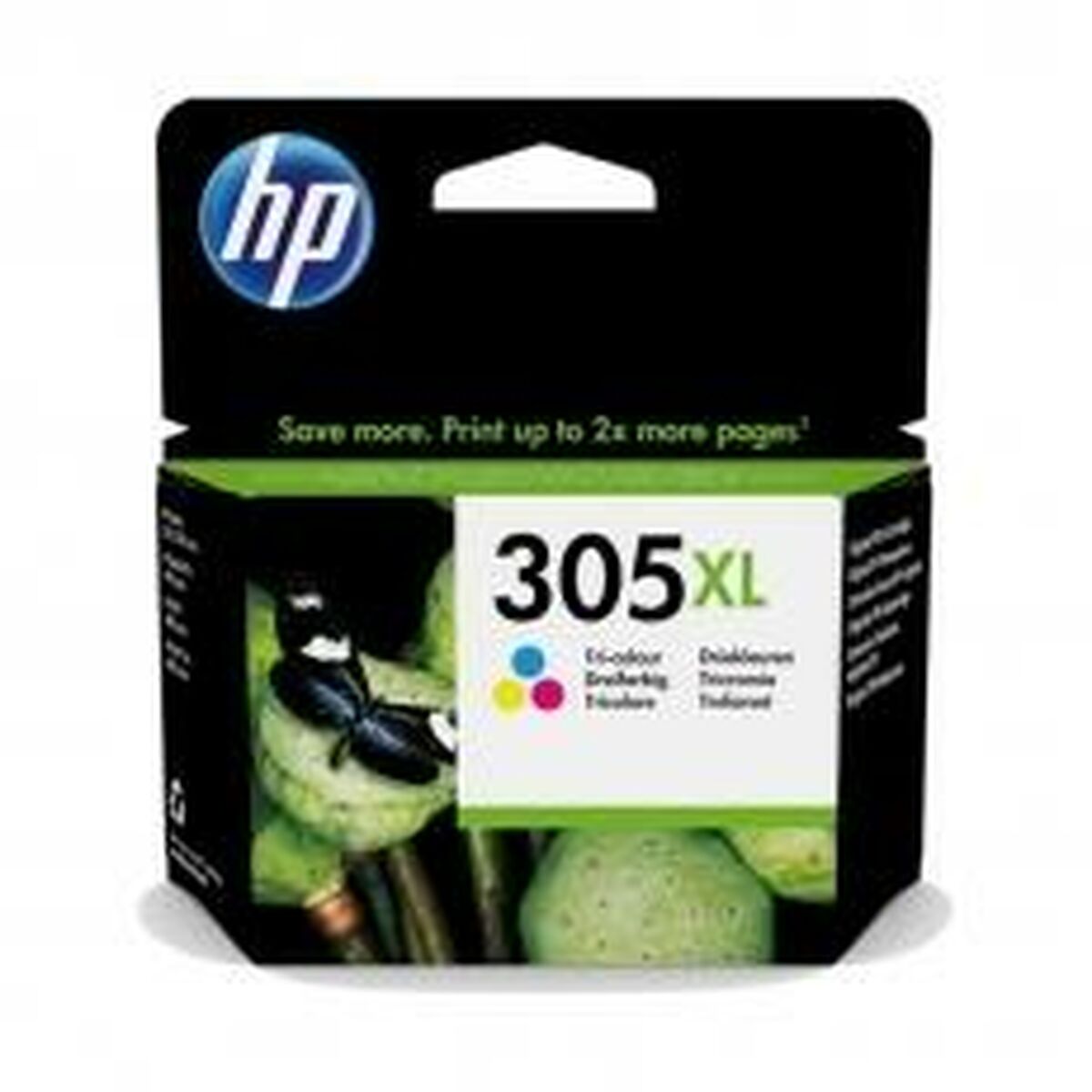 Original Ink Cartridge HP 305XL Tricolour (60 Units)
