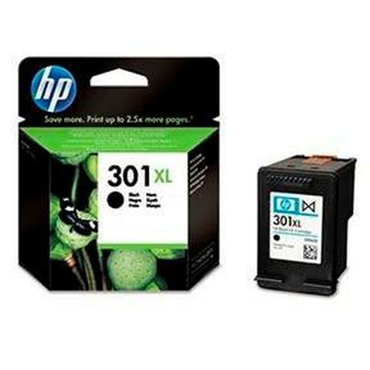 Original Ink Cartridge HP Nº301XL Black (60 Units)