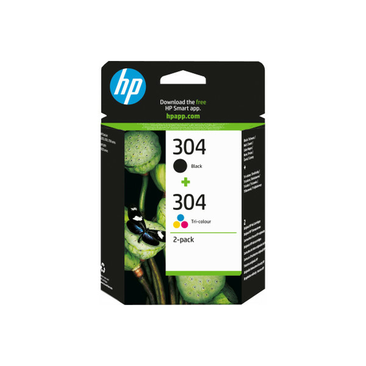 Original Ink Cartridge HP Nº304 Yellow (24 Units)