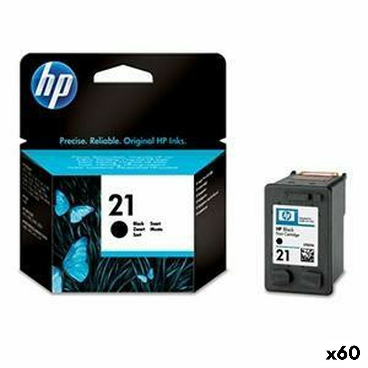 Original Ink Cartridge HP 21 Black (60 Units)