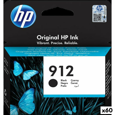 Original Ink Cartridge HP Nº912 Black (60 Units)
